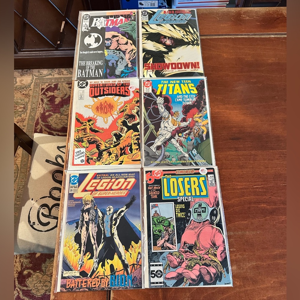 Like New! DC Comics The Breaking of Batman, Legion, Titans, Losers, Outsiders